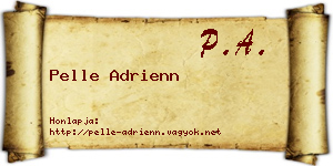 Pelle Adrienn névjegykártya